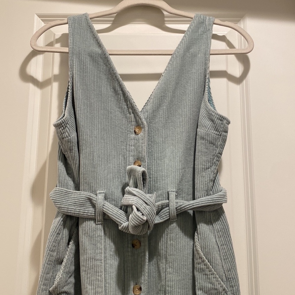 Mint corduroy jumpsuit 🌻